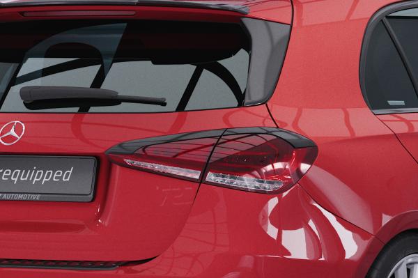 CSR Rücklichtblenden für Mercedes-Benz A-Klasse W177 RB020-L schwarz matt (Lackierung erforderlich)