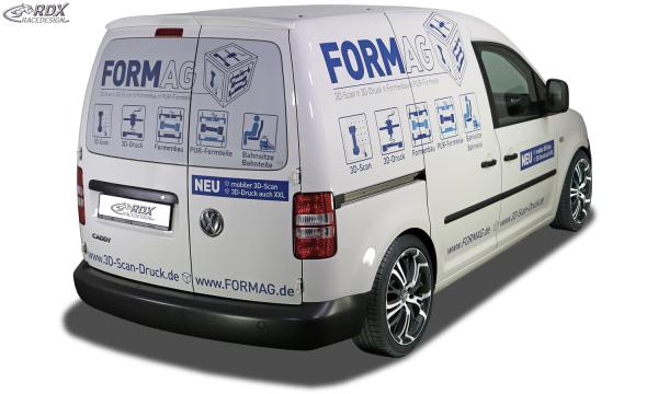 RDX Dachspoiler für VW Caddy 2K mit geteilter Heckklappe Flügeltüren Heckspoiler Spoiler Flügeltürer