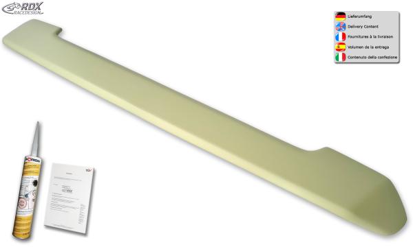 RDX Dachspoiler für CITROEN Berlingo, PEUGEOT Partner & Rifter, OPEL Combo, TOYOTA ProAce City mit Heckklappe Heckspoiler Spoiler