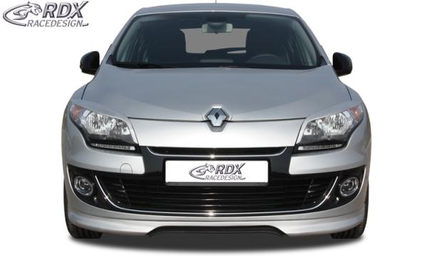 RDX Frontspoiler für RENAULT Megane 3 Limousine / Grandtour (2012+) Frontlippe Front Ansatz Spoilerlippe