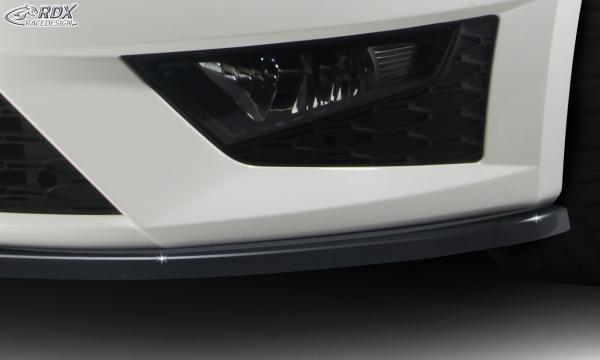 RDX Frontspoiler für SEAT Leon 5F FR + Cupra / Leon 5F SC FR + Cupra / Leon 5F ST FR + Cupra Frontlippe Front Ansatz Vorne Spoilerlippe Schwert