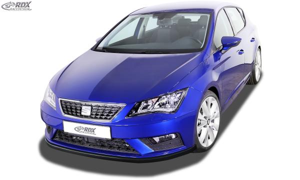 RDX Frontspoiler für SEAT Leon 5F Facelift 2017+ (auch SC und ST) Frontlippe Front Ansatz Vorne Spoilerlippe Schwert