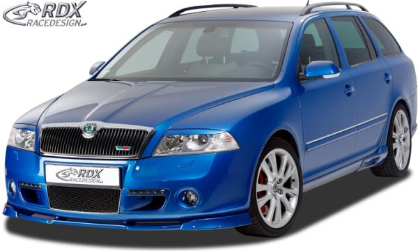 RDX Frontspoilerlippe VARIO-X für SKODA Octavia 2 RS Typ 1Z -2008 Frontlippe Front Ansatz Vorne Spoilerlippe