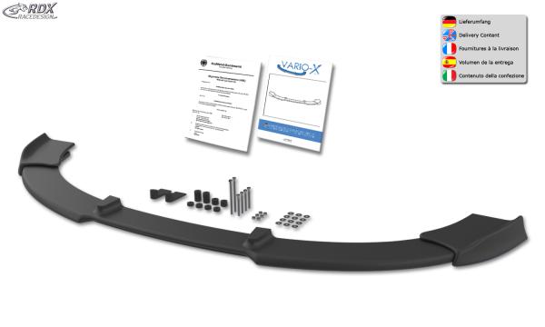 RDX Frontspoilerlippe VARIO-X für AUDI A3 8P 2003-2005 Frontlippe Front Ansatz Vorne Spoilerlippe