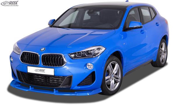 RDX Frontspoilerlippe VARIO-X für BMW X2 F39 M-Sport, M35i (2018+) Frontlippe Front Ansatz Vorne Spoilerlippe