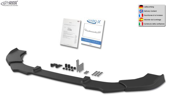 RDX Frontspoilerlippe VARIO-X für MITSUBISHI Space Star & Mirage (2016+) Frontlippe Front Ansatz Vorne Spoilerlippe