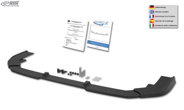 RDX Frontspoiler VARIO-X für MAXUS DELIVER 9 (2020+) Frontlippe Front Ansatz Vorne Spoilerlippe