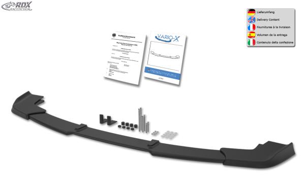 RDX Frontspoiler VARIO-X für HYUNDAI H-1 / i800 (TQ / 2007-2018) Frontlippe Front Ansatz Vorne Spoilerlippe