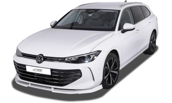 RDX Frontspoilerlippe VARIO-X für VW Passat (CJ / B9 / 2024+) Frontlippe Front Ansatz Vorne Spoilerlippe