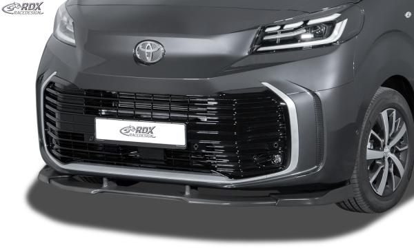 RDX Frontspoiler VARIO-X für CITROEN Jumpy / Spacetourer (V) & FIAT Ulysse / Scudo (V) & OPEL Zafira / Vivaro (V) & PEUGEOT Expert / Traveller (V) & TOYOTA ProAce / ProAce Verso (V) Frontlippe Front Ansatz Vorne Spoilerlippe