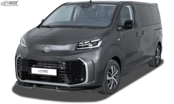 RDX Frontspoiler VARIO-X für CITROEN Jumpy / Spacetourer (V) & FIAT Ulysse / Scudo (V) & OPEL Zafira / Vivaro (V) & PEUGEOT Expert / Traveller (V) & TOYOTA ProAce / ProAce Verso (V) Frontlippe Front Ansatz Vorne Spoilerlippe