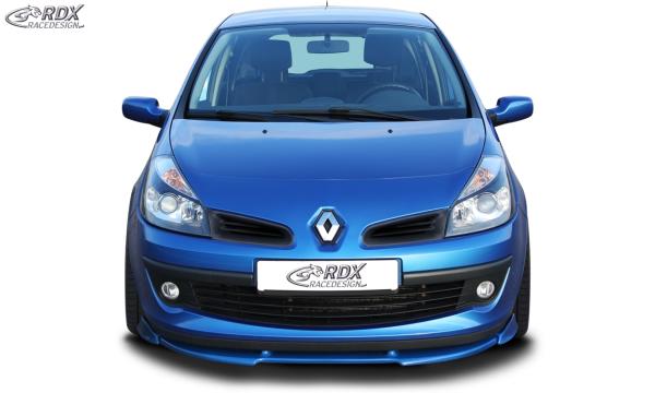 RDX Frontspoilerlippe VARIO-X für RENAULT Clio 3 Phase 1 (nicht RS) Frontlippe Front Ansatz Vorne Spoilerlippe