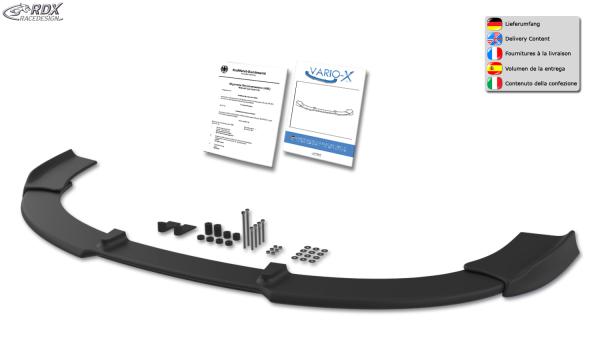 RDX Frontspoilerlippe VARIO-X für VW Passat B6 / 3C R36 Frontlippe Front Ansatz Vorne Spoilerlippe