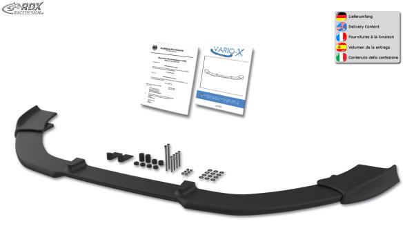 RDX Frontspoilerlippe VARIO-X für VW Passat B7 / 3C Frontlippe Front Ansatz Vorne Spoilerlippe