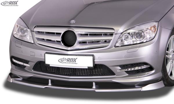 RDX Frontspoilerlippe VARIO-X für MERCEDES C-Klasse W204 / S204 AMG-Styling -2011 (Passend an Fahrzeuge mit AMG-Stylingpaket Frontstoßstange) Frontlippe Front Ansatz Vorne Spoilerlippe