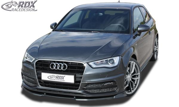 RDX Frontspoilerlippe VARIO-X für AUDI A3 8V, 8VA Sportback, 8VS Limousine S-Line / S3 (S-Line- bzw. S3 Frontstoßstange. -2016) Frontlippe Front Ansatz Vorne Spoilerlippe