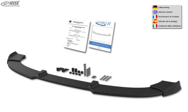 RDX Frontspoilerlippe VARIO-X für TOYOTA Yaris TS P1 2003-2005 Frontlippe Front Ansatz Vorne Spoilerlippe