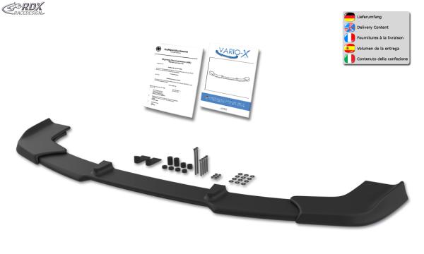 RDX Frontspoilerlippe VARIO-X für OPEL Astra F GSI (Passend an GSI bzw. Fahrzeuge mit GSI Frontstoßstange) Frontlippe Front Ansatz Vorne Spoilerlippe