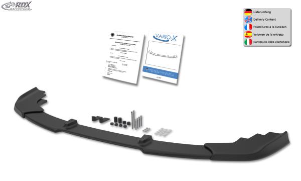 RDX Frontspoilerlippe VARIO-X für MAZDA 3 MPS (BL) 2009-2012 Frontlippe Front Ansatz Vorne Spoilerlippe