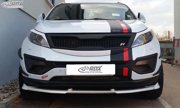 RDX Frontspoilerlippe VARIO-X für KIA Sportage (SL) Frontlippe Front Ansatz Vorne Spoilerlippe
