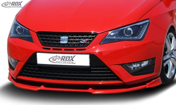 RDX Frontspoilerlippe VARIO-X für SEAT Ibiza 6J Cupra Facelift 04/2012+ Frontlippe Front Ansatz Vorne Spoilerlippe