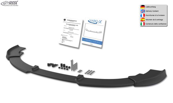 RDX Frontspoilerlippe VARIO-X für MAZDA 6 MPS (GG/GY) 2005-2007 Frontlippe Front Ansatz Vorne Spoilerlippe