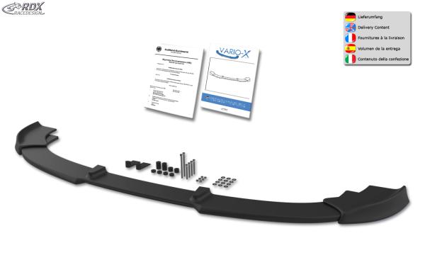 RDX Frontspoilerlippe VARIO-X für MERCEDES E-Klasse W213 / S213 (2016+)