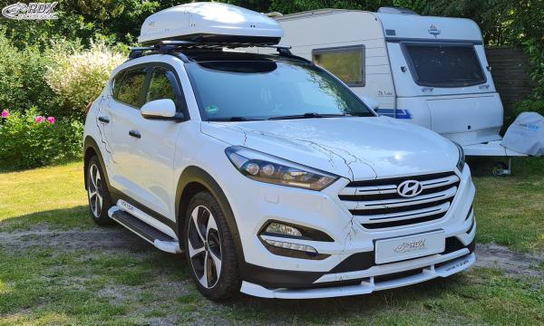 RDX Frontspoilerlippe VARIO-X für HYUNDAI Tucson (TL / 2015+) Frontlippe Front Ansatz Vorne Spoilerlippe