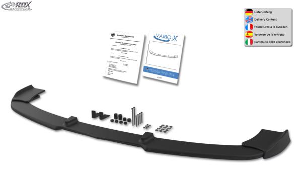 RDX Frontspoilerlippe VARIO-X für MERCEDES E-Klasse A/C207 AMG Paket Frontlippe Front Ansatz Vorne Spoilerlippe