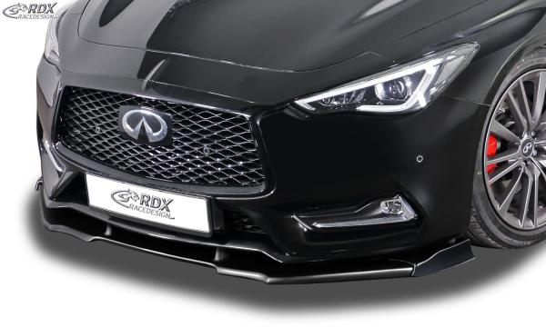 RDX Frontspoilerlippe VARIO-X für INFINITI Q60 Frontlippe Front Ansatz Vorne Spoilerlippe