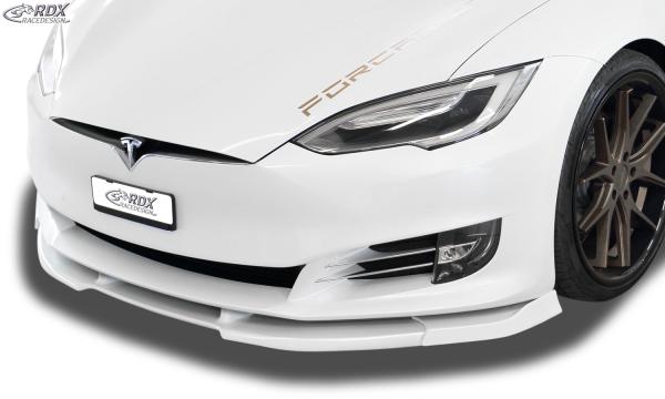 RDX Frontspoilerlippe VARIO-X für TESLA Model S 2016+ Frontlippe Front Ansatz Vorne Spoilerlippe