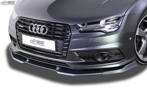 RDX Frontspoilerlippe VARIO-X für AUDI A7 & S7 2014-2018 (S-Line bzw. S7 Frontstoßstange) Frontlippe Front Ansatz Vorne Spoilerlippe