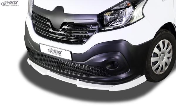 RDX Frontspoilerlippe VARIO-X für RENAULT Trafic (JL / 2014+) & NISSAN NV300 (J4 / 2016+) & OPEL Vivaro B (F7 / 2014+) & FIAT Talento (FJL / 2016+) Frontlippe Front Ansatz Vorne Spoilerlippe