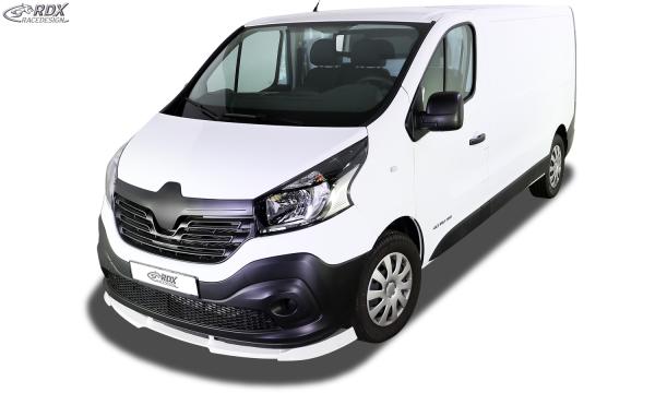 RDX Frontspoilerlippe VARIO-X für RENAULT Trafic (JL / 2014+) & NISSAN NV300 (J4 / 2016+) & OPEL Vivaro B (F7 / 2014+) & FIAT Talento (FJL / 2016+) Frontlippe Front Ansatz Vorne Spoilerlippe