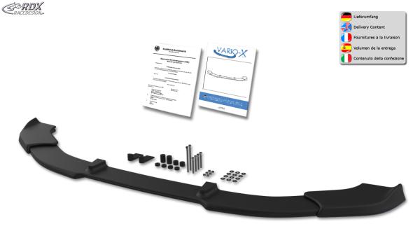 RDX Frontspoilerlippe VARIO-X für BMW 2er F22 / F23 Frontlippe Front Ansatz Vorne Spoilerlippe