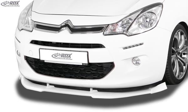 RDX Frontspoilerlippe VARIO-X für CITROEN C3 2013-2017 Frontlippe Front Ansatz Vorne Spoilerlippe