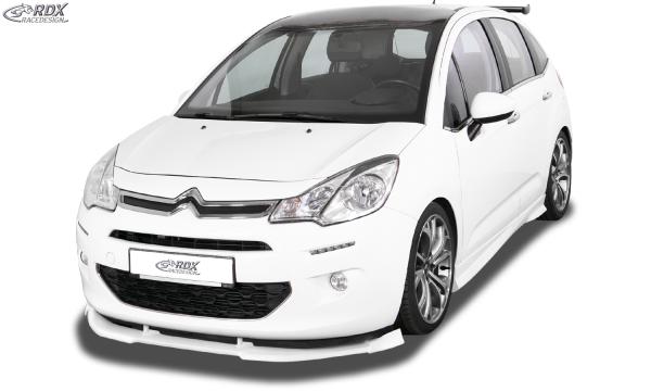 RDX Frontspoilerlippe VARIO-X für CITROEN C3 2013-2017 Frontlippe Front Ansatz Vorne Spoilerlippe