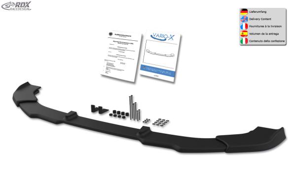 RDX Frontspoilerlippe VARIO-X für BMW M4 F82 / F83 Frontlippe Front Ansatz Vorne Spoilerlippe