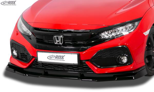 RDX Frontspoilerlippe VARIO-X für HONDA Civic 2017+ Frontlippe Front Ansatz Vorne Spoilerlippe