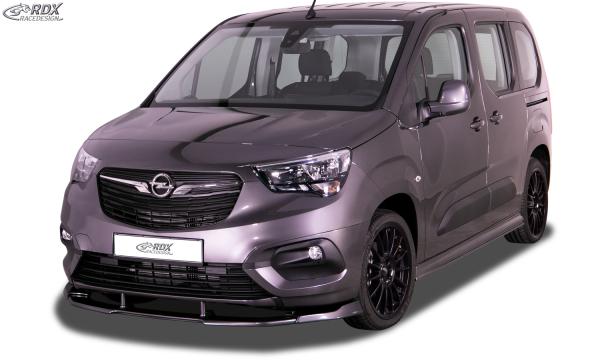 RDX Frontspoilerlippe VARIO-X für OPEL Combo Life & Cargo 2018+ Frontlippe Front Ansatz Vorne Spoilerlippe