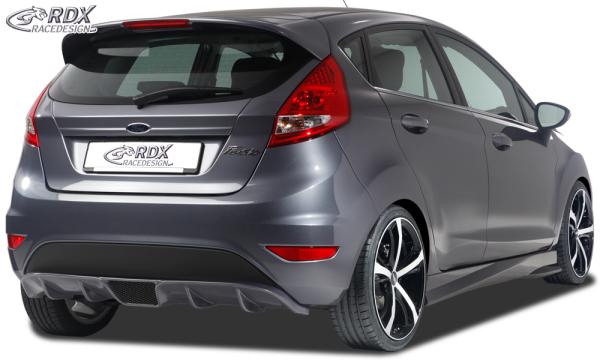 RDX Heckansatz für FORD Fiesta MK7 JA8 JR8 (2008-2012 & Facelift 2012+) Heckeinsatz Heckblende Diffusor