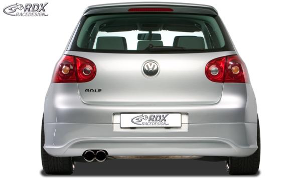 RDX Heckansatz für VW Golf 5 "R32 clean" mit Endrohrausfräsung links Heckschürze Heck