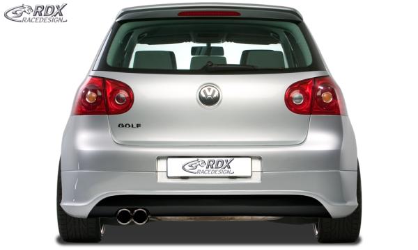 RDX Heckansatz für VW Golf 5 "R32 clean" mit Endrohrausfräsung links Heckschürze Heck