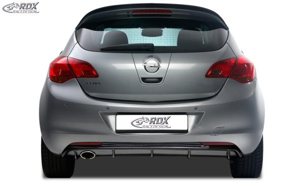 RDX Heckansatz für OPEL Astra J Diffusor Heckblende Heckdiffusor
