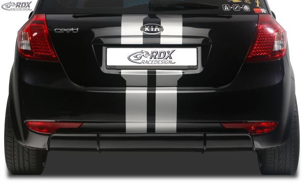 RDX Heckansatz für KIA Ceed Typ ED Diffusor Heckblende Heckdiffusor