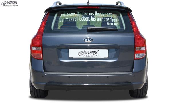 RDX Heckansatz für KIA Ceed Typ ED SW Diffusor Heckblende Heckdiffusor