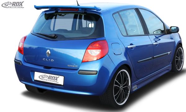 RDX Heckspoiler für RENAULT Clio 3 Phase 1 & 2 Dachspoiler Spoiler