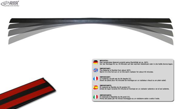 RDX Hecklippe für AUDI A8 D4/4H Heckklappenspoiler Heckspoiler