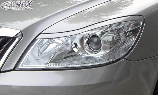 RDX Scheinwerferblenden für SKODA Octavia 2 / 1Z Facelift 2008+ Böser Blick