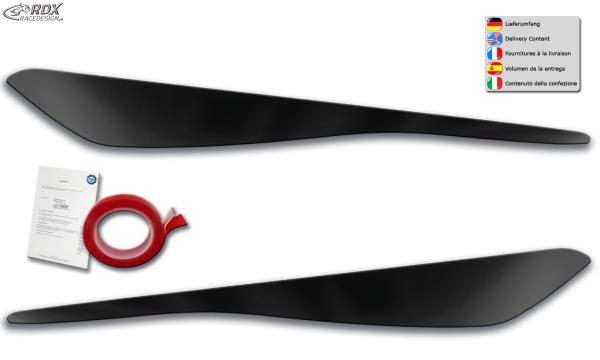 RDX Scheinwerferblenden für FORD Fiesta MK8 JHH (2017-2022) Böser Blick